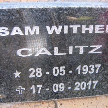 CALITZ Sam Withem 1937-2017