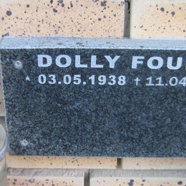 FOURIE Dolly 1938-2011