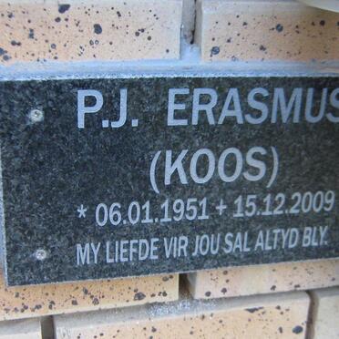 ERASMUS P.J. 1951-2009