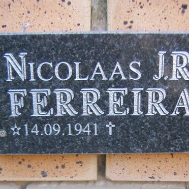 FERREIRA Nicolaas J.R. 1941-