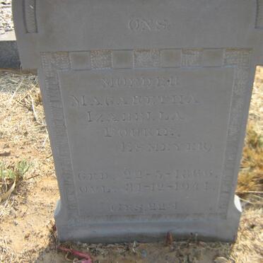 FOURIE Magaretha Izabella nee ESMEYER 1866-1941