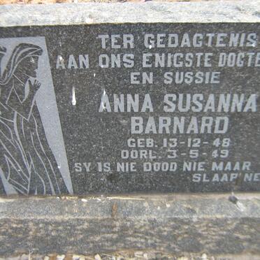 BARNARD Anna Susanna 1948-1949
