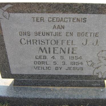 MIENIE Christoffel J.J. 1954-1954