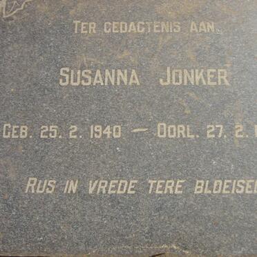 JONKER Susanna 1940-1949