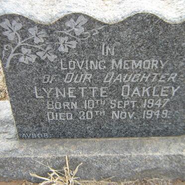 OAKLEY Lynette 1947-1949