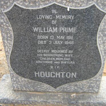 HOUGHTON William Prime 1911-1948