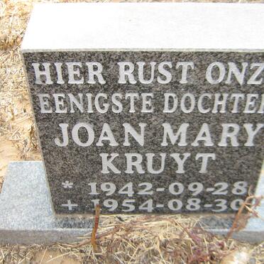 KRUYT Joan Mary 1942-1954