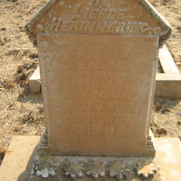 RENSBURG Antonie Michael, Jansen van 1849-1944