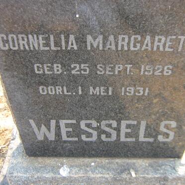 WESSELS Cornelia Margaretha 1926-1931