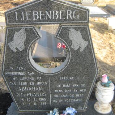 LIEBENBERG Abraham Stephanus 1965-1998