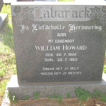 LAVARACK William Howard 1926-1962