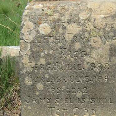 KROG Alletha Francina 1882-1897