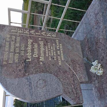 LEKALAKE Lebakeng Daniel 1963-2016