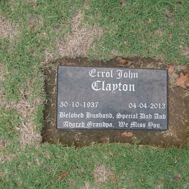 CLAYTON Errol John 1937-2013