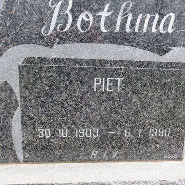 BOTHMA Piet 1903-1990