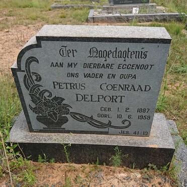 DELPORT Petrus Coenraad 1887-1959