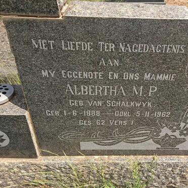 BRUIN Christoffel C., de 1882-1972 &amp; Albertha M.P. VAN SCHALKWYK 1888-1962 