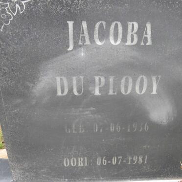 PLOOY Johannes Christoffel, du 1927-2004 &amp; Jacoba 1936-1981