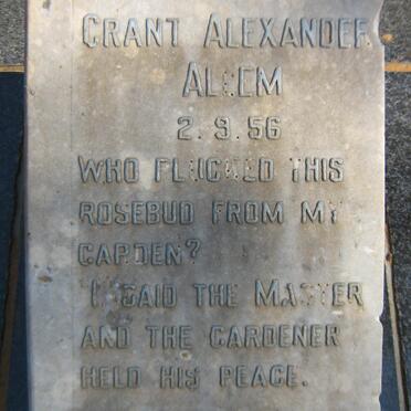 ALLEM Grant Alexander -1956