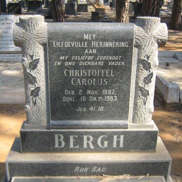BERGH Christoffel Carolus 1887-1963