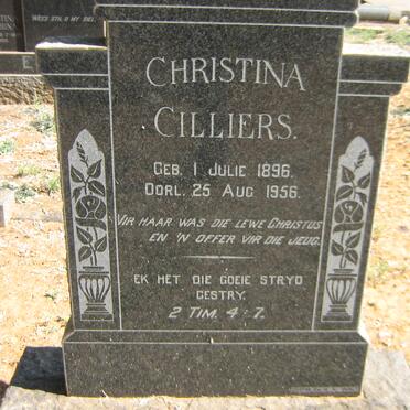 CILLIERS Christina 1896-1956