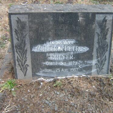 DREYER Frederik Petrus 1873-1967
