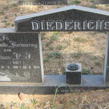DIEDERICHS Adriaan P.J. 1916-1994 &amp; Anna VENTER 1920-