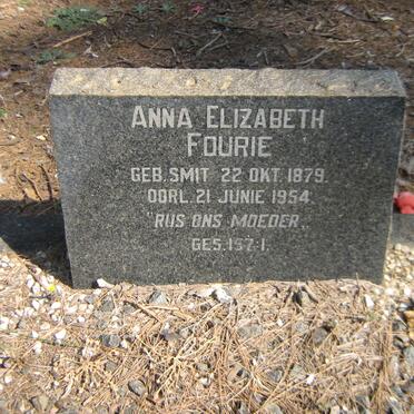 FOURIE Anna Elizabeth nee SMIT 1879-1954