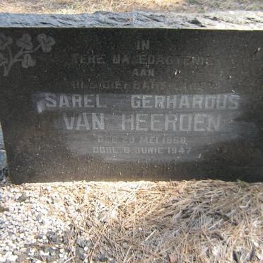 HEERDEN Sarel Gerhardus, van 1869-1947