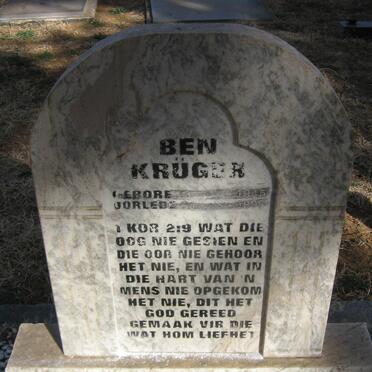 KRUGER Ben 1945-1998