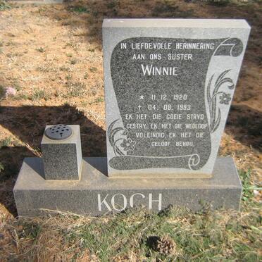 KOCH Winnie 1920-1993