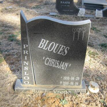 PRINSLOO Chrisjan 1930-2010