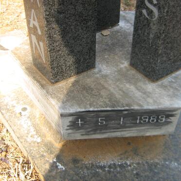 SCHOEMAN Jacobus Johannes 1957-1989