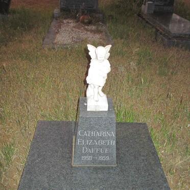 DAFFUE Catharina Elizabeth 1958-1959