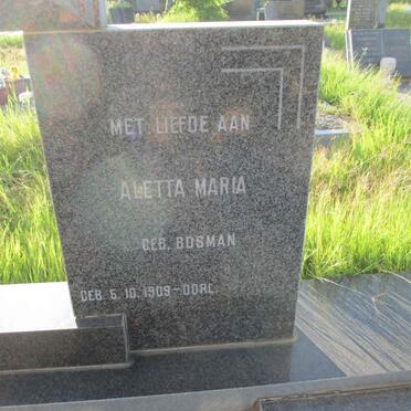 DYK Jan Frederik, van 1902-1975 &amp; Aletta Maria BOSMAN 1909- :: VAN DYK Willem Lodewikus 1935-1976