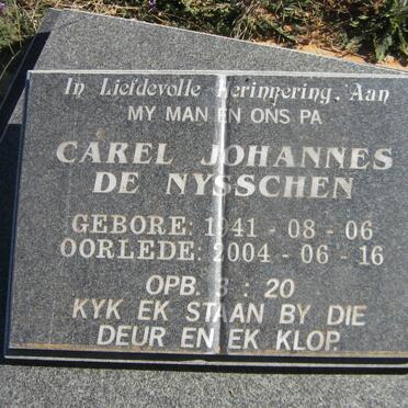 NYSSCHEN Carel Johannes, de 1941-2004