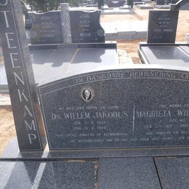 STEENKAMP Willem Jakobus 1930-1988 &amp; Magrieta Wilhelmina NEL 1931-