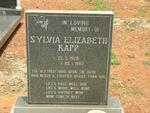KAPP Sylvia Elizabeth 1928-1987