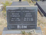 BLOM Louis Daniel 1919-1988 & Hester Cornelia 1915-1980