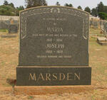 MARSDEN Joseph 1903-1972 & Maria 1919-1954