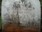 BLAINE Cyril Maude 1876-1957 :: BLAINE Yvonne 1906-1935 