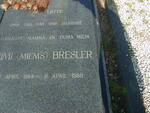 BRESLER Danie 1904-1992 & Mimi 1914-1988