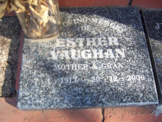 VAUGHAN Esther 1913-2006