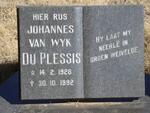PLESSIS Johannes van Wyk, du 1928-1992