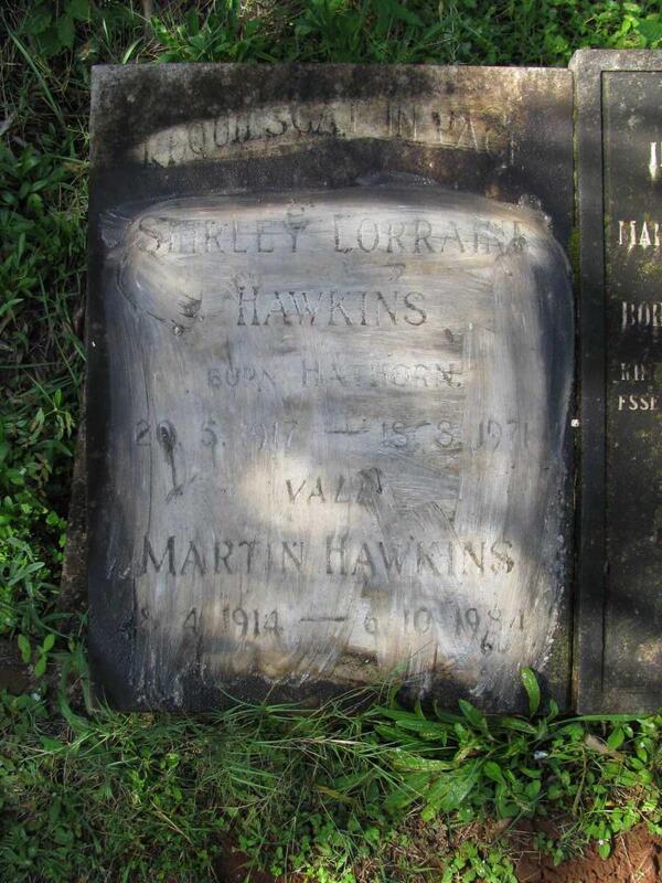 HAWKINS Martin 1914-1984 & Shirley Lorraine HATHORN 1917-1971