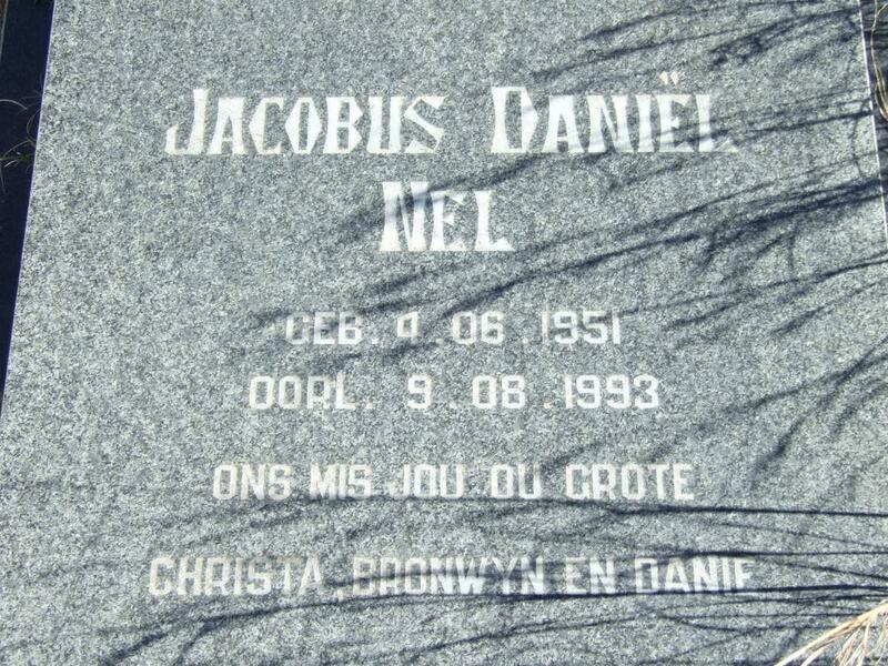 NEL Jacobus Daniel 1951-1993