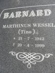 BARNARD Marthinus Wessel 1942-1999