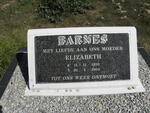 BARNES Elizabeth 1930-2005