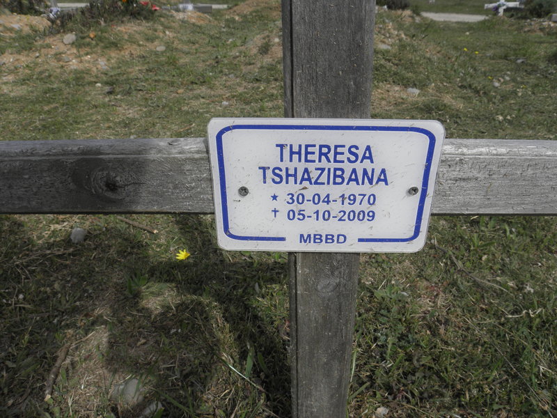 TSHAZIBANA Theresa 1970-2009