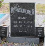 CARELSE Hennie 1923-1973